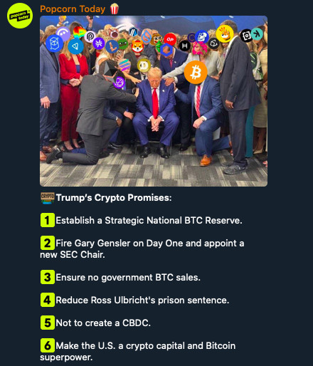 As Trump Wins a Second Term, Cryptocurrency Markets Surge with Unprecedented Bullish Momentum Driven by Regulatory Hopes