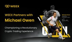 WEEX Partners with Michael Owen to Champion Their Revolutionary Crypto Trading Experiences