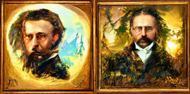 Albert Bierstadt Porträtstil