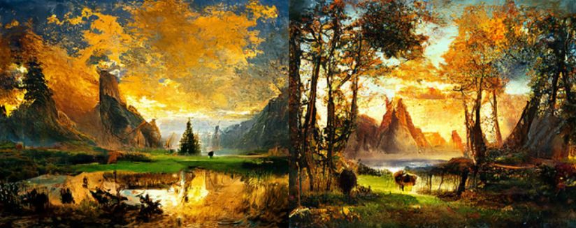 Albert Bierstadt Landscape Style