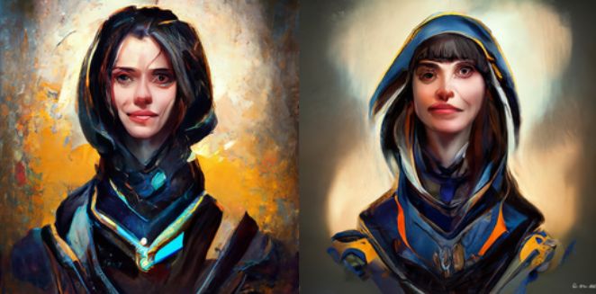 Blizzard-Konzeptkünstler-Porträtstil