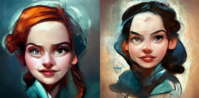 Disney Concept Artists Portrait Style