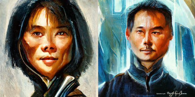 Doug Chiang-Porträtstil