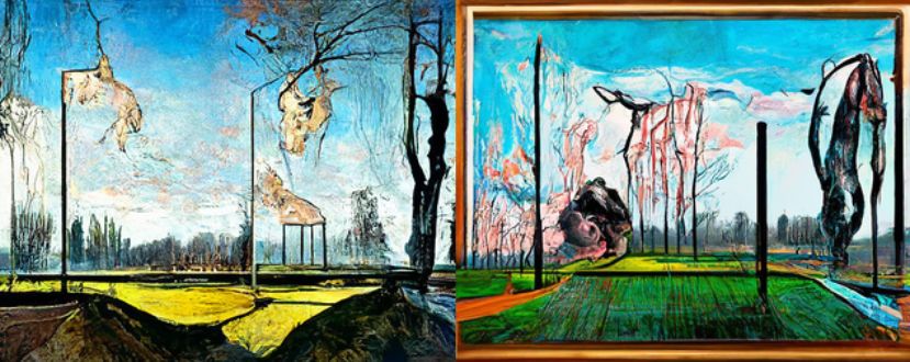 Francis Bacon Landschaftsstil