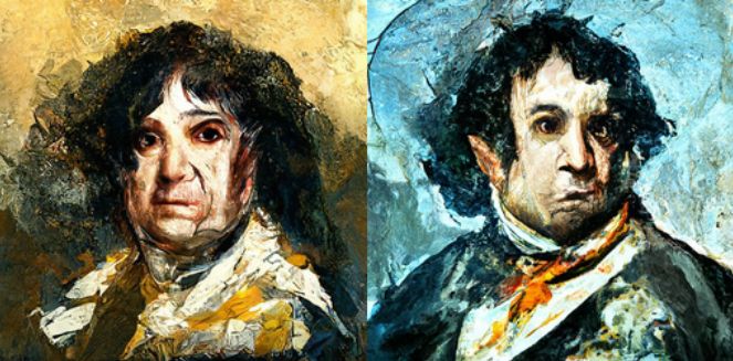 Francisco Goya portretstijl