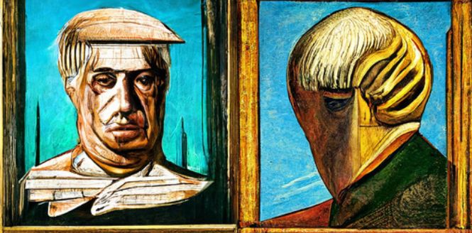 Giorgio de Chirico portretstijl