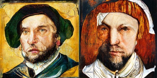 Porträtstil von Hans Holbein
