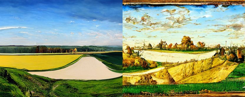 Hans Holbein Landscape Style
