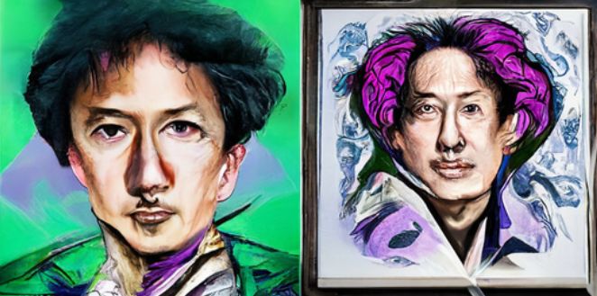 Hirohiko Araki portretstijl