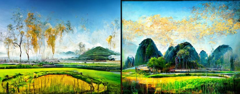 Huang Yong Ping Landschaftsstil