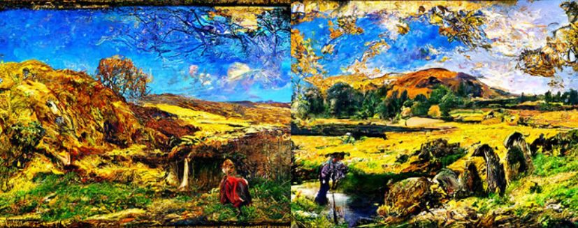 Landschapsstijl van John Everett Millais