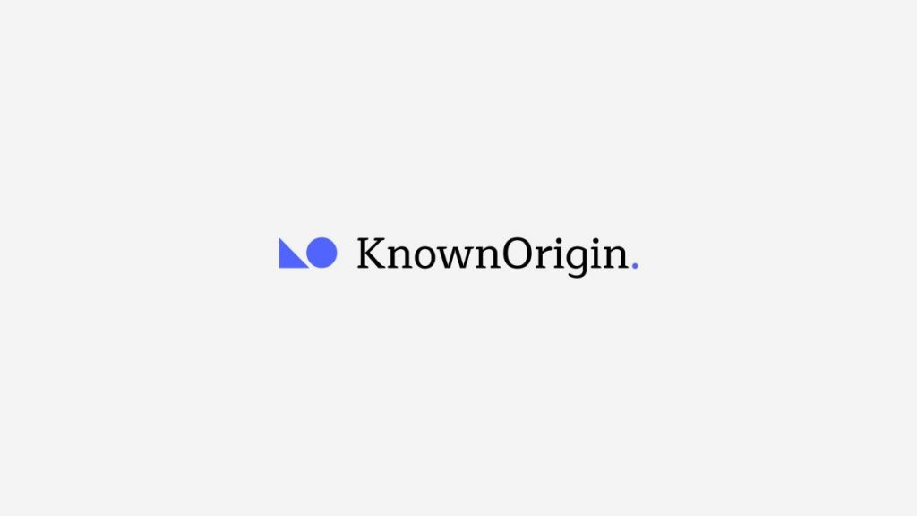 geriausia NFT Marketplace KnownOrigin