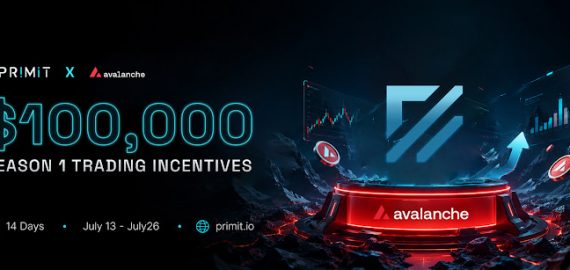 Primit Officially Deploys on Avalanche, Launching Season 1 Trading Incentive Program