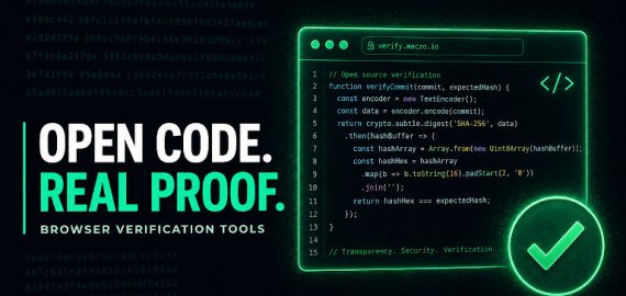 Maczo Opens Provably Fair Code and Browser Verification Tools