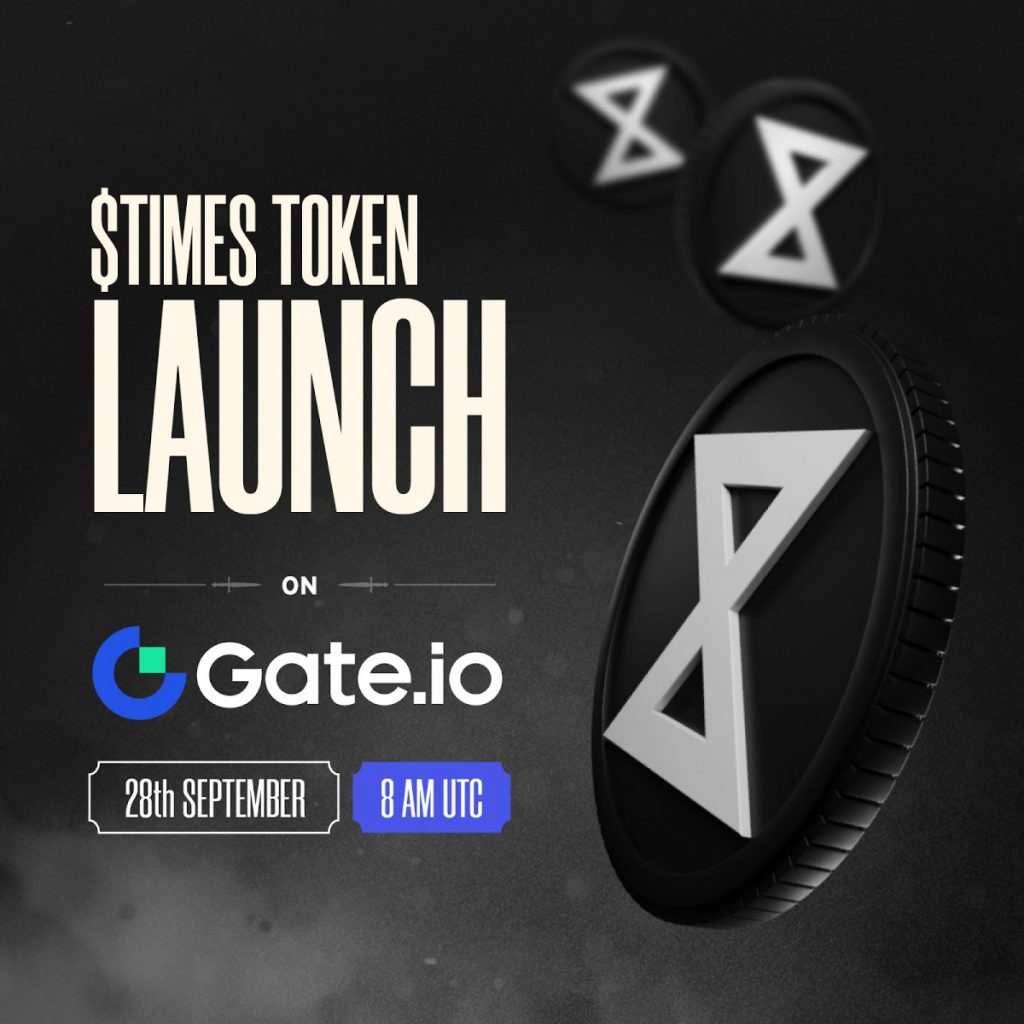 TIMES Launches on the Sui Network via Gate.io Exchange