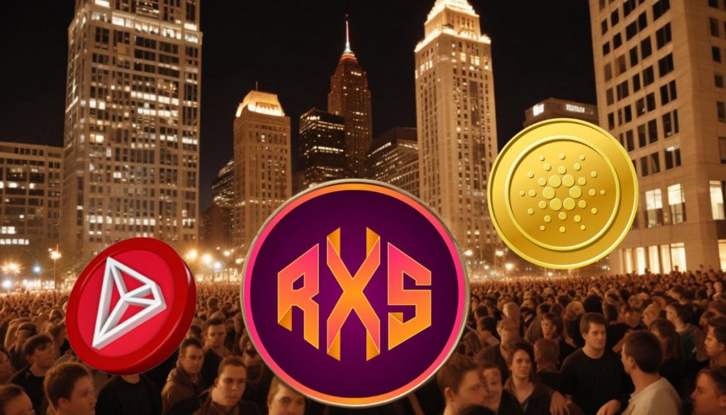 Rexas Finance (RXS) Fills Up Fourth Presale Stage, Pulls in $5,450,000 as Cardano (ADA) and Tron (TRX) Price Sink