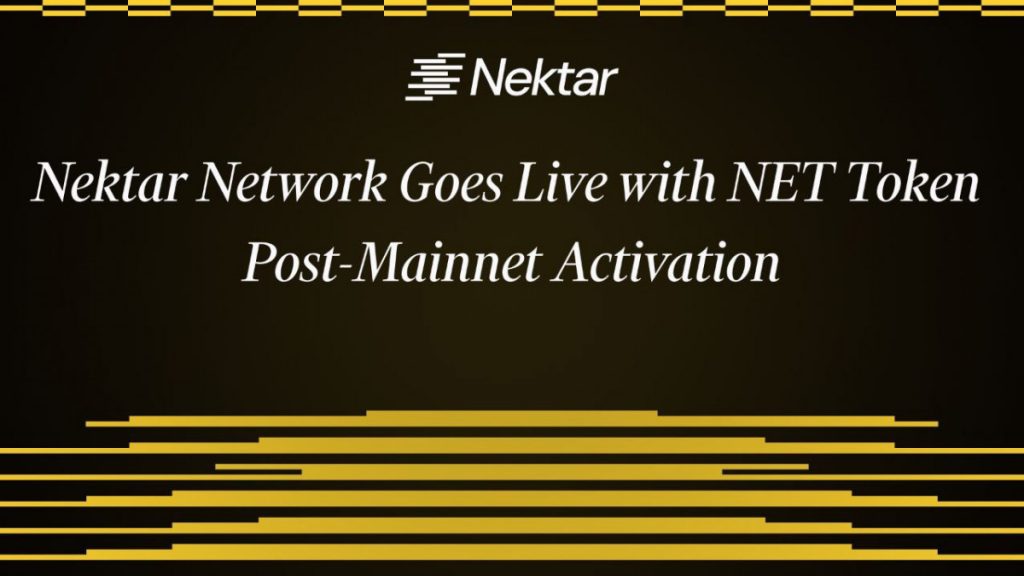 Nektar Network Goes Live with NET Token Post-Mainnet Activation