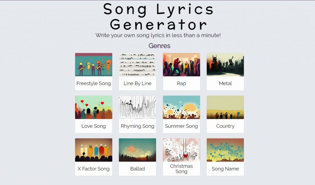 Song generator