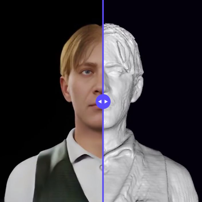 Microsoft has released a diffusion model that can build a 3D avatar from a single photo of a person