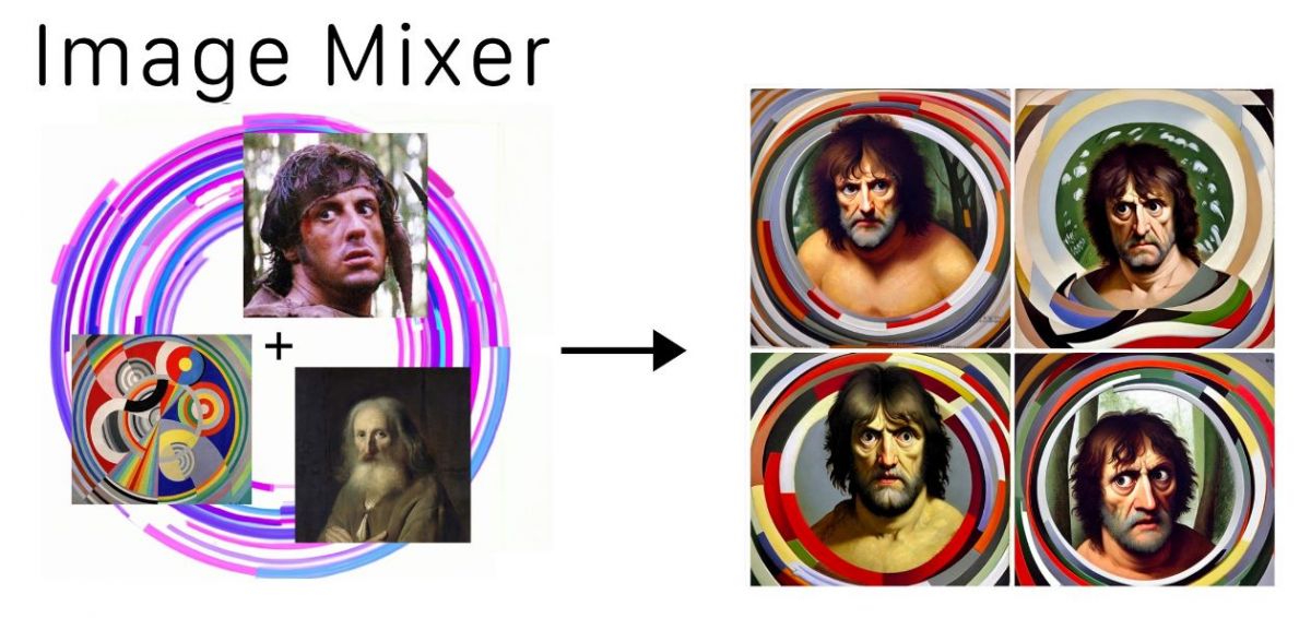 Lambda Labs announced an AI image mixer that can combine up to five