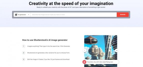 Shutterstock has released an AI generator based on Dall-E 2