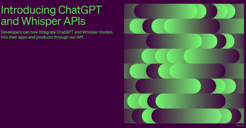 ChatGPT maintenant disponible via API - ouvre la porte aux développeurs