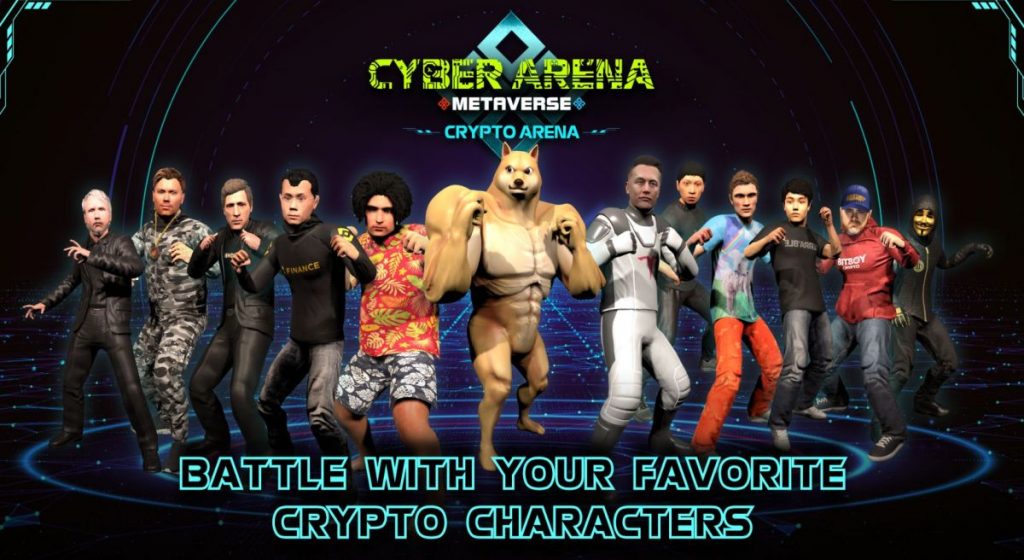 Break into the CryptoArena; New Fighting Game Features Industry Icons