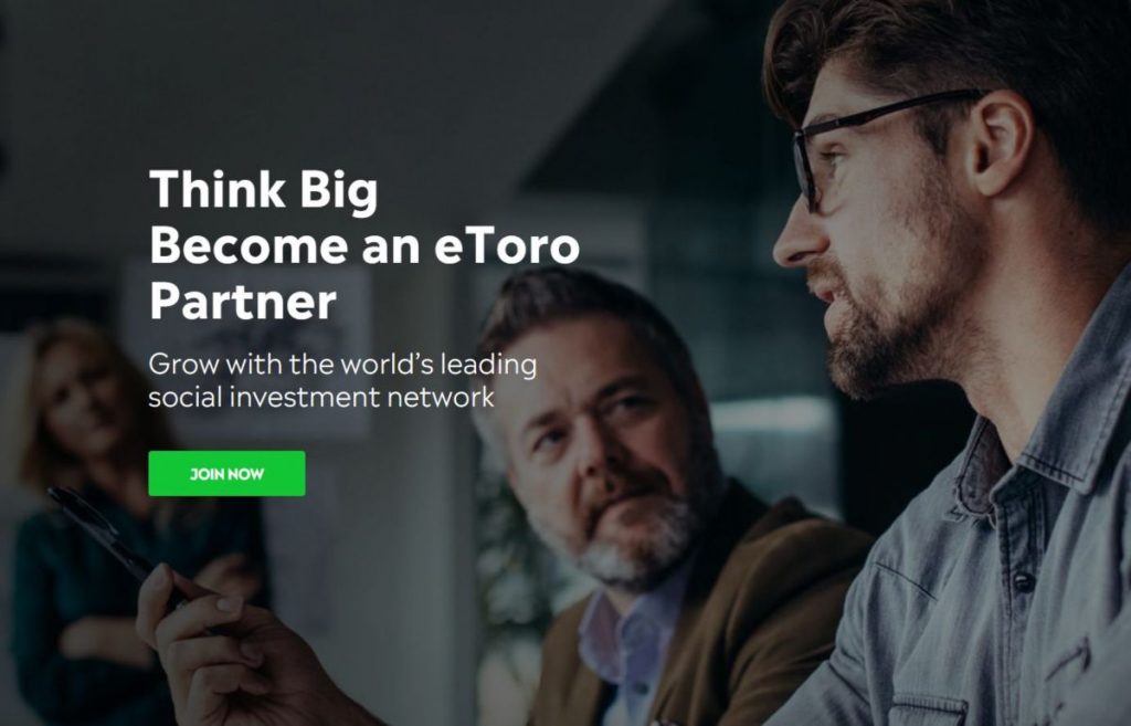 eToro – Best Crypto Affiliate Program with a Social Trading Platform