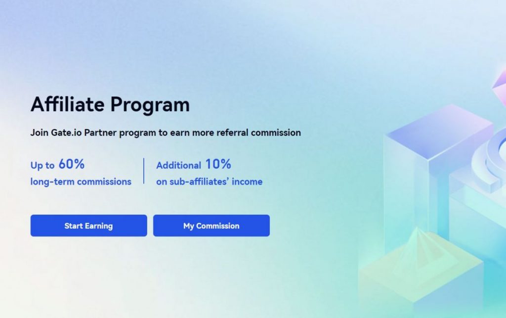 Gate.io – Best Crypto Affiliate Program for Earning Big Commissions