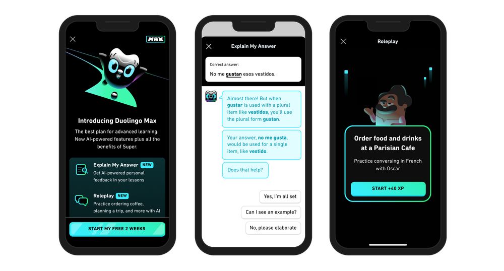 Duolingo Offers AI Tutoring for $30 per Month