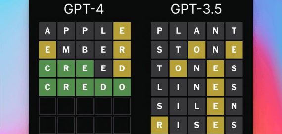 AI Model GPT-4 Can Play Wordle; GPT-3.5 Fails Spectacularly