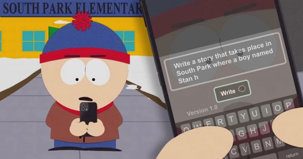 ChatGPT was one of the co-writers on the most recent episode of South Park