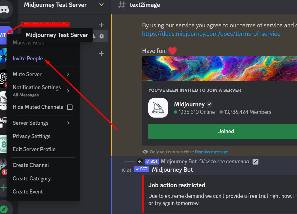 How to use Midjourney for free