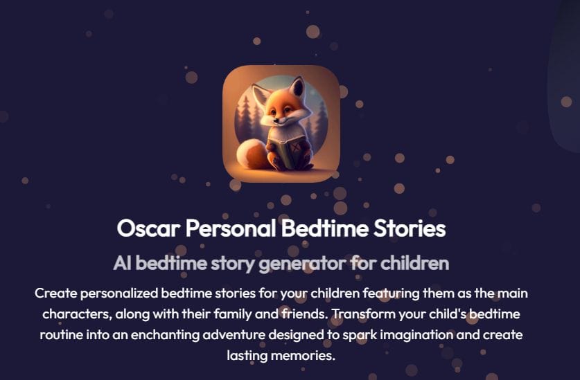 Oscar: 赤ちゃんを寝かしつけるアプリ Midjourney & GPT-4