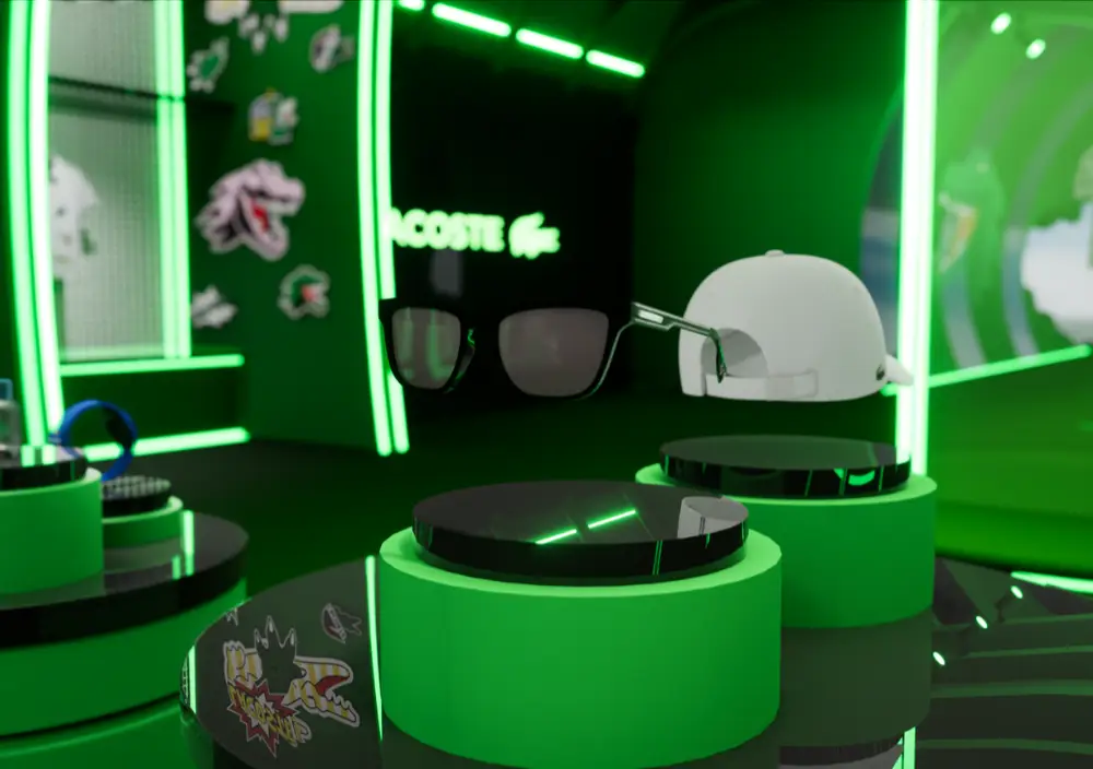 Lacoste launches a Christmas metaverse shopping experience