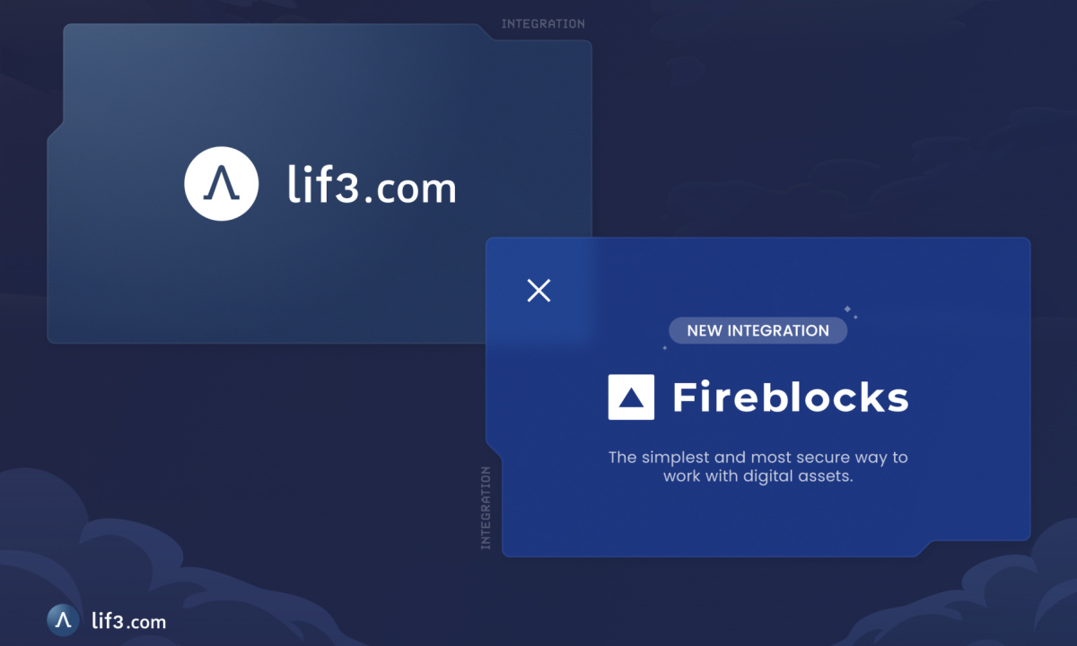 LIF3.com интегрирует Fireblocks для повышения безопасности и защищенности потребителей нового поколения. DeFi