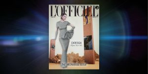DressX couture featured on the cover of L’OFFICIEL Metaverse issue