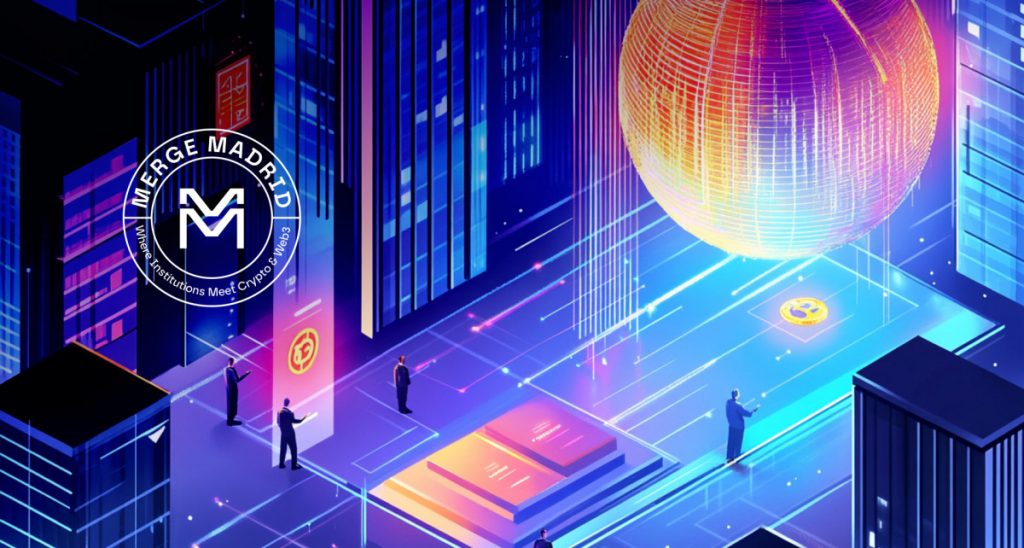 Current image: MERGE Madrid 2026 conference on stablecoins, digital payments, and blockchain finance