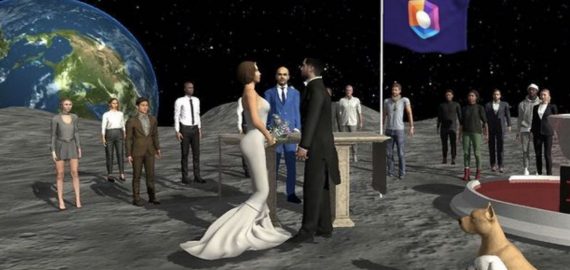 Footballer Kevin Prince Boateng marries model Valentina Fradegrada in Metaverse wedding on the Moon