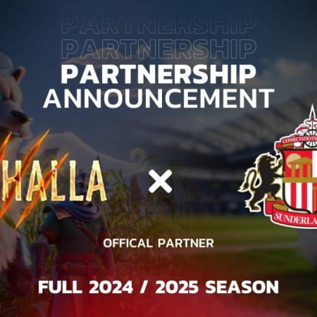 Valhalla is entering a partnership with Sunderland AFC for the full 2024-2025 season