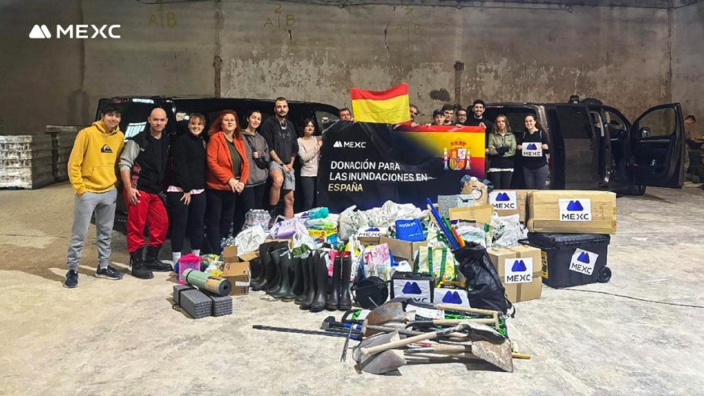 Floods in Spain: Crypto exchange MEXC donates €100,000 to support local relief and resilience