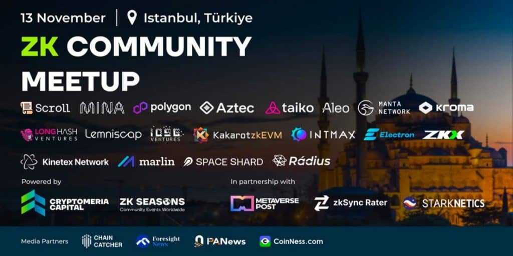 ZK Community Meetup To Gather Zero Knowledge’s Brightest Minds In Istanbul 