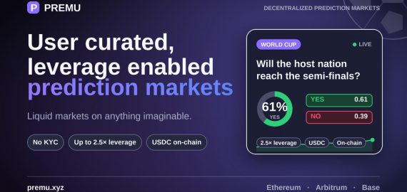 Premu Opens User-Created, Leveraged Prediction Markets Ahead of the 2026 World Cup
