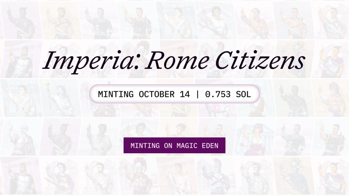 Rome Launches Its Genesis NFT Collection “Imperia” on Magic Eden Launchpad