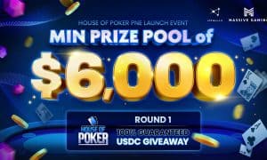 Massive Gaming Celebrates Global Launch of House of Poker With 100% USDC Rewards Guaranteed in Free Bonus Giveaway Event