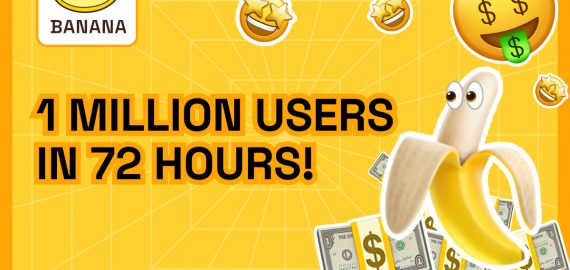 TON Game ‘BANANA’ Hits 1M Users in 72 Hours